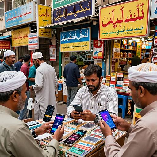 Karachi Market with AI-Powered Vendors