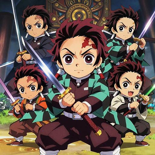 Cute Fierce Baby Demon Slayers