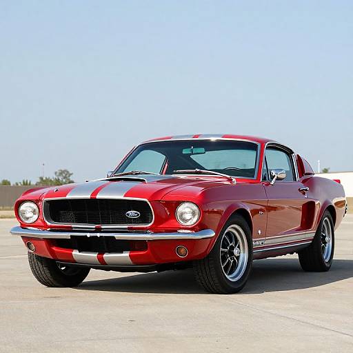 1967 Shelby GT500 with Racing Stripes