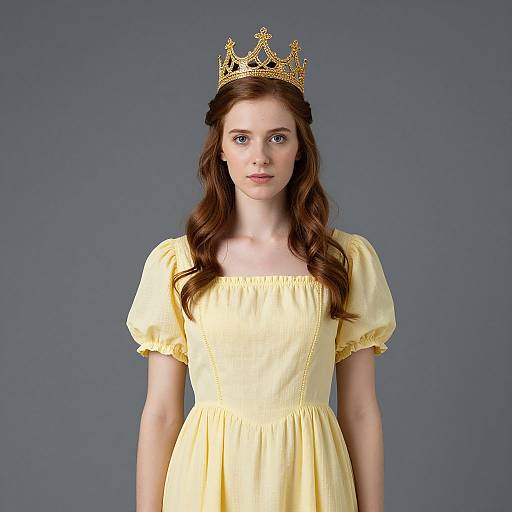 Orphan Esther in Yellow Dress