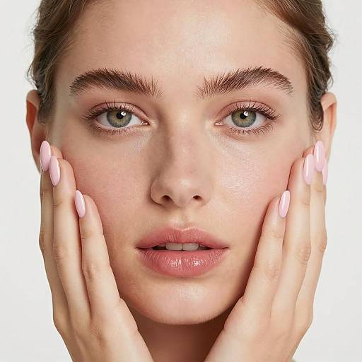 Close-Up Portrait of a Beautiful Woman