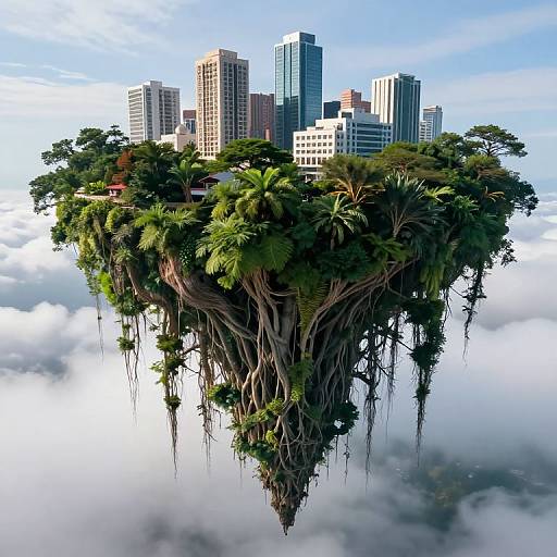 Inverted Forest Sky City
