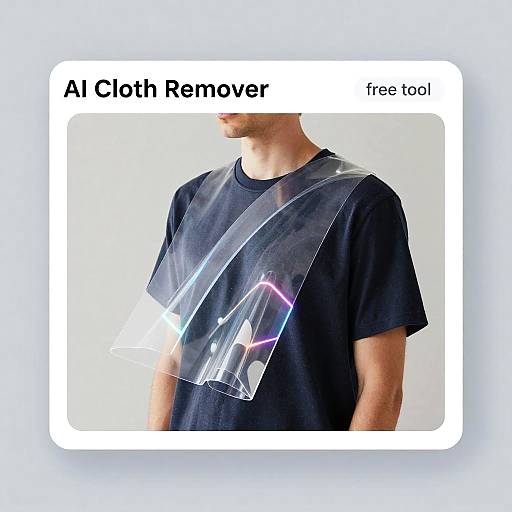 Sleek AI Cloth Remover Interface