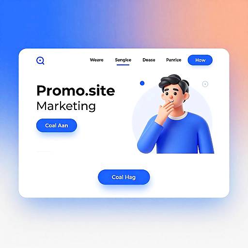 Modern Website Promo Site Concept