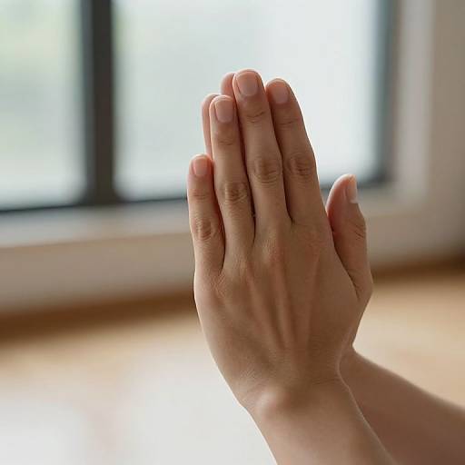 Hands in Prayer Yoga Pose