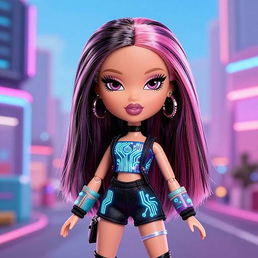 Sleek AI-Enhanced Bratz Fashion Dolls