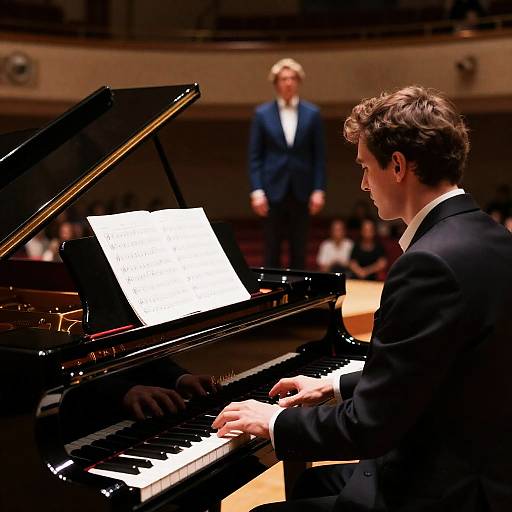 Elegant Concert Hall Performance Scene