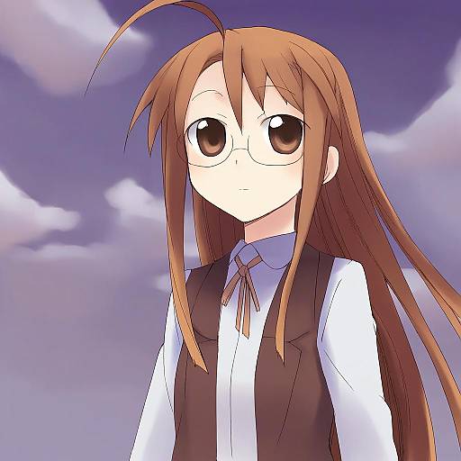 Illustration of Hasegawa chisame, mahou sensei negima! in the style of Kuro yuzu