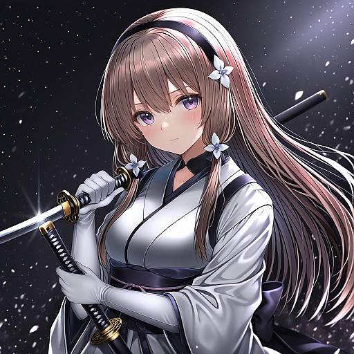 Illustration of Hana (fire emblem), fire emblem in the style of Neku (neku draw)