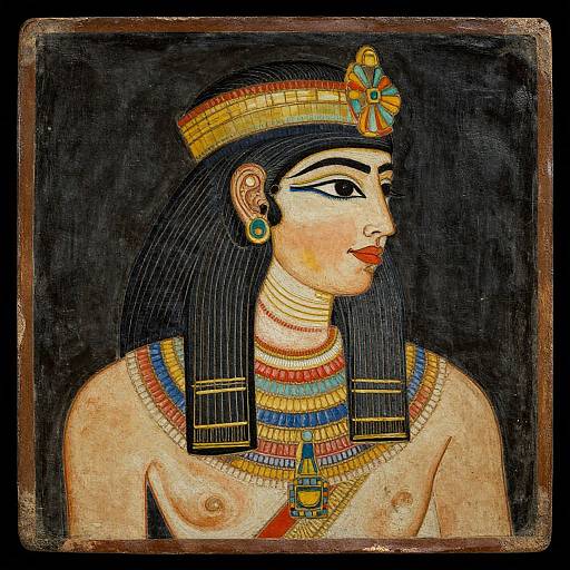 Romano-Egyptian Encaustic Portrait Woman