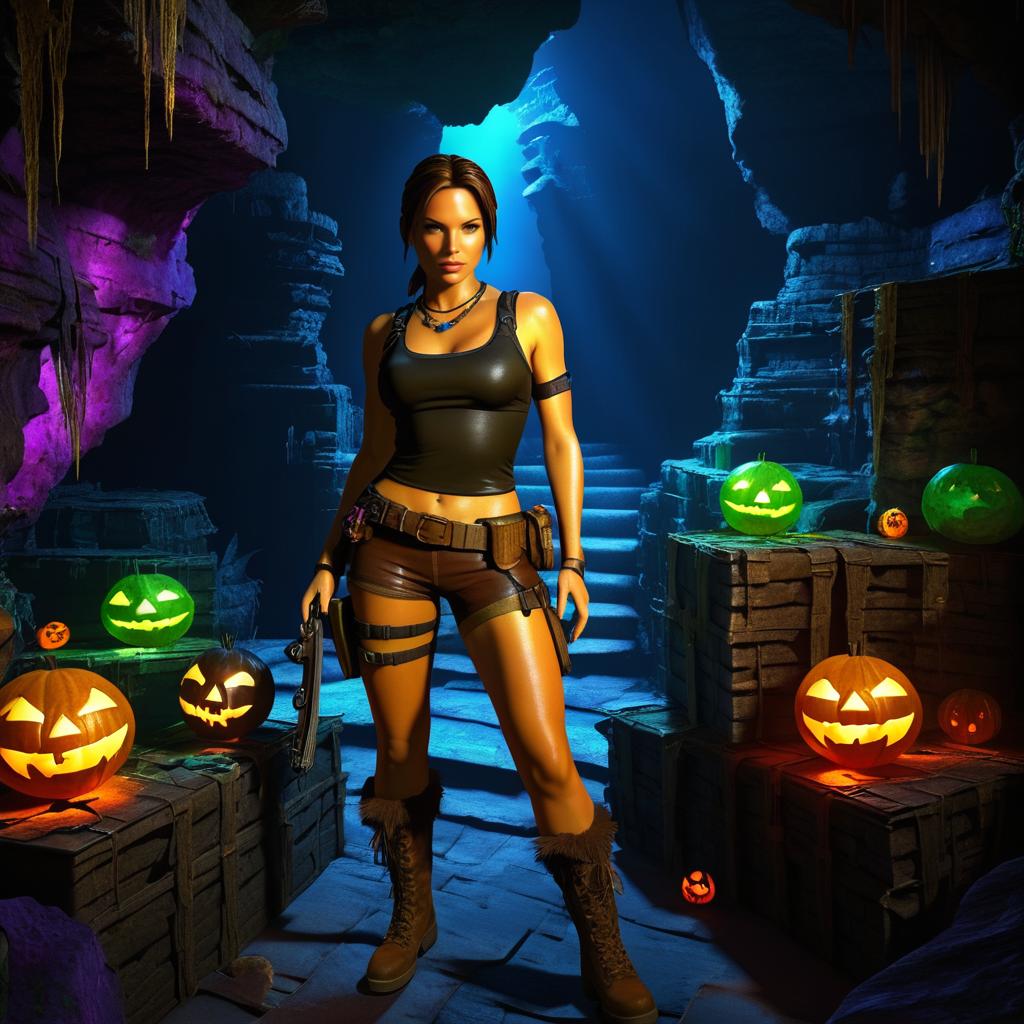 Halloween Adventure with Lara Croft