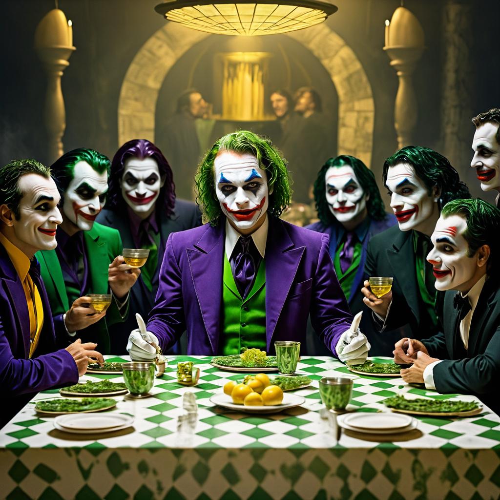 Joker's Humorous Twist at the Last Supper