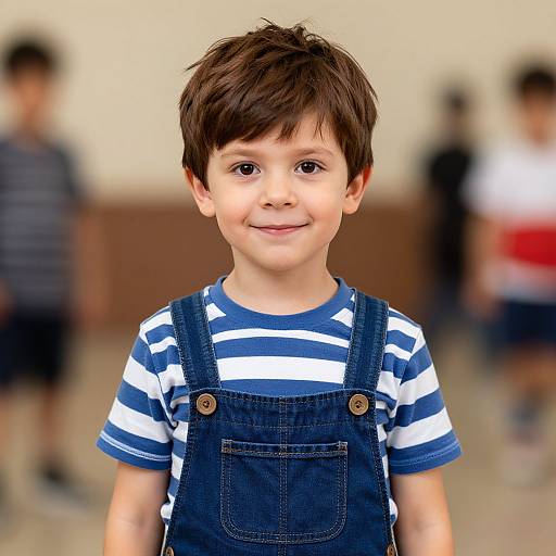 Realistic Bam Bam Boy Costume Portrait