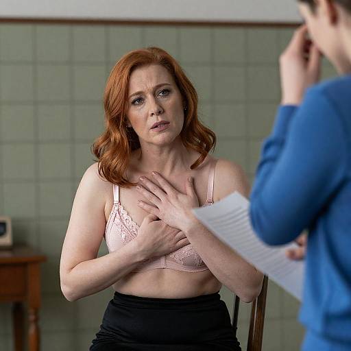 Portrait of a Woman in a Unique Setting