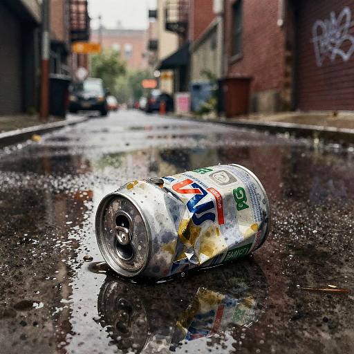 Realistic Watercolor Urban Scene