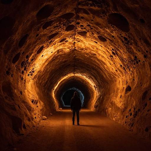 Mysterious Cavern Entrance Glow