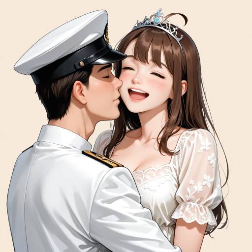 Elegant Admiral in Cowboy Shot