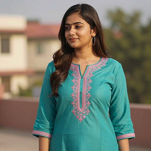 Chikankari Party Wear Suit Photography