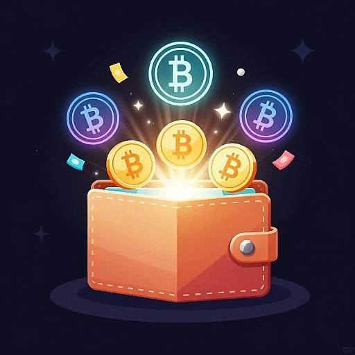 Futuristic Digital Wallet Illustration