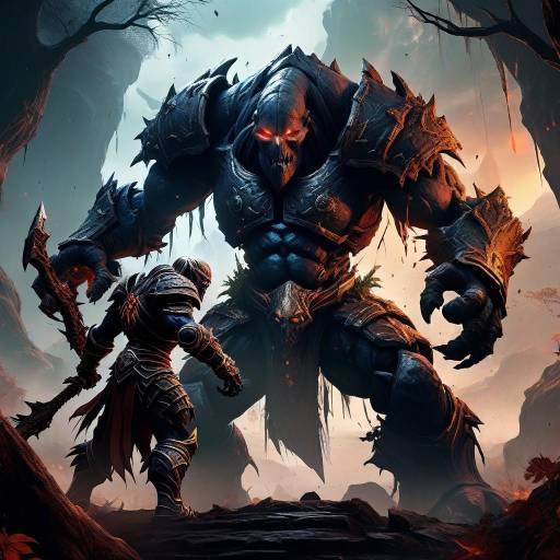 Epic Twilight Abyss: Tree vs Flesh Golem
