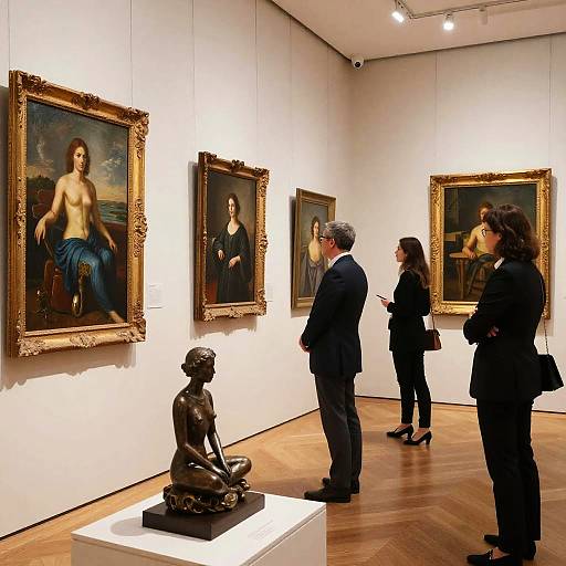 Elegant Art Exhibition Commentary