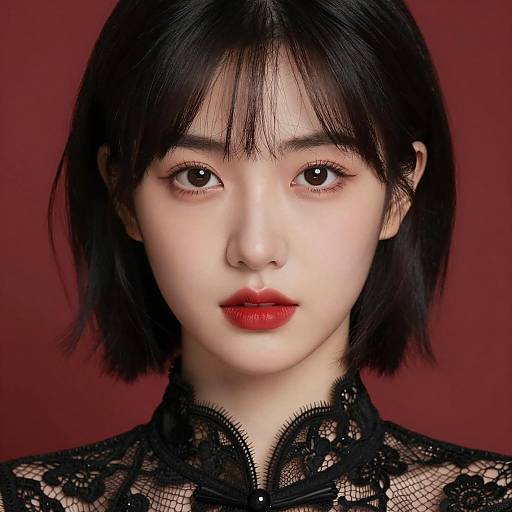 Vibrant Portrait of a Young Woman