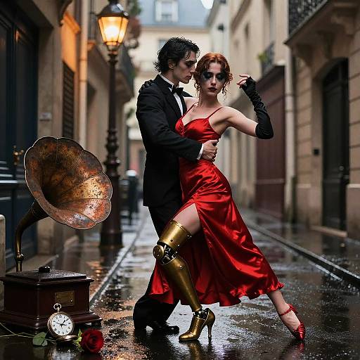 Mournful Time-Displaced Tango in Noir Paris