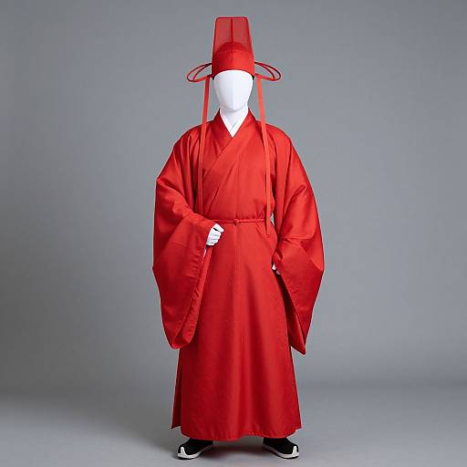 Red Mist Costume with Robe and Hat