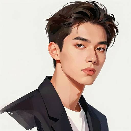 Fashion Portrait Digital Illustration