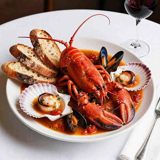 Provencal Fruits de Mer Haute Cuisine