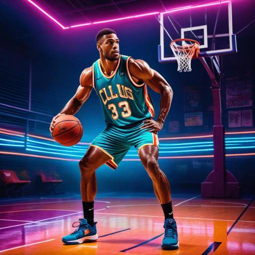 Muscular Centaur Basketball Player in Action Muscular Centaur Basketball Player in Action