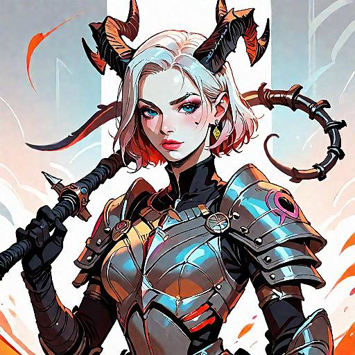 Armored Horned Skeleton Archer