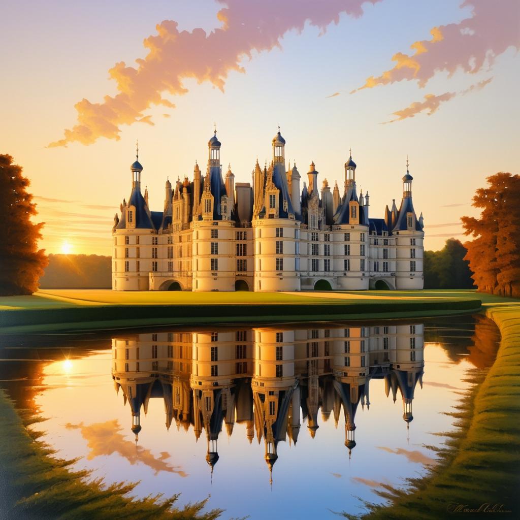 Magical Sunrise at Château de Chambord