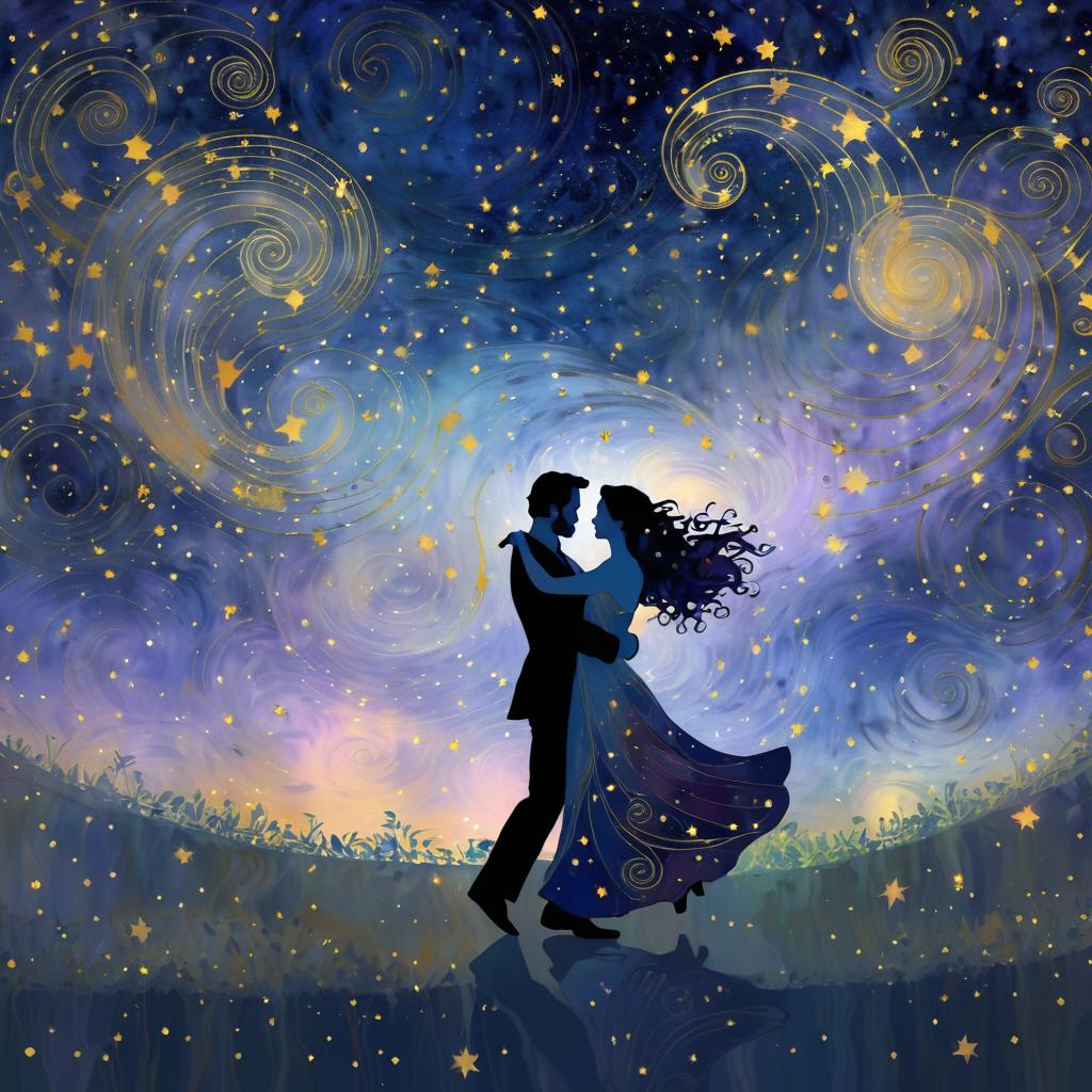 Nostalgic Dance Under Twilight Stars