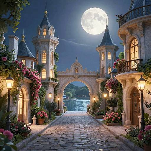 Elegant Velaris Fantasy Cityscape