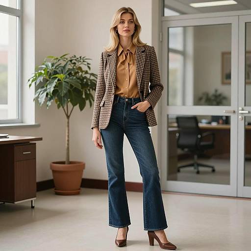 1970s Inspired Business Casual Outfit
