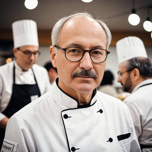 Middle-aged Chef in Kitchen