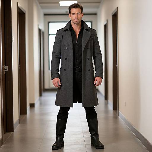 Man in WWE Mankind Costume