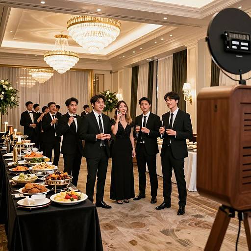 Elegant Black Tie Anniversary Celebration