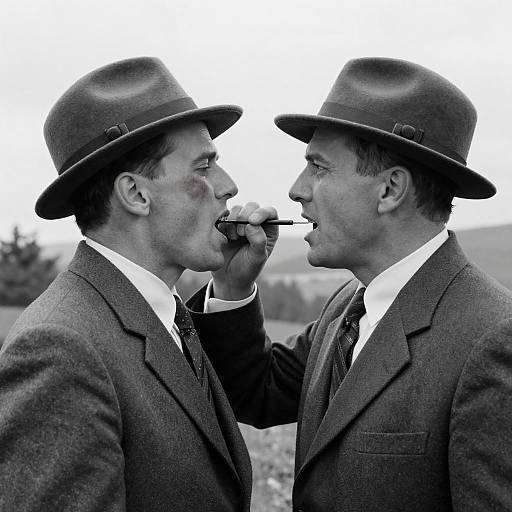 Dramatic Black-and-White Photography Scene