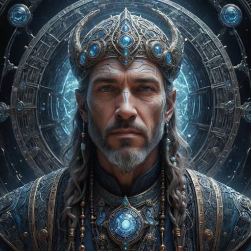 Ethereal Wizard: Surreal Cinematic Portrait