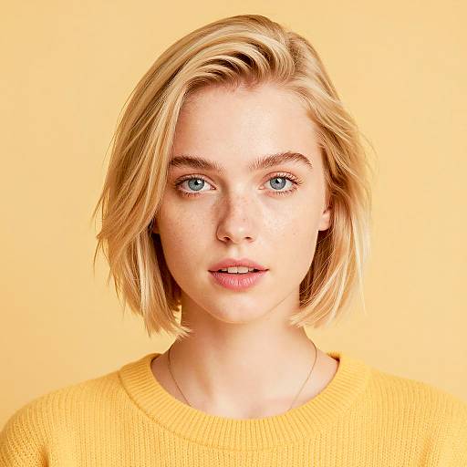 Bright Portrait of a Young Woman