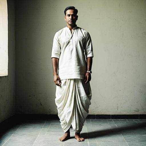 Traditional Indian Dhoti Kurta Look