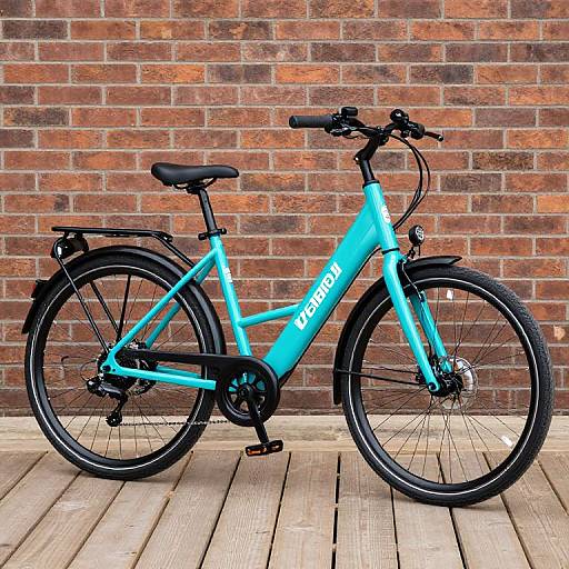 Bright Turquoise Modern E-Bike