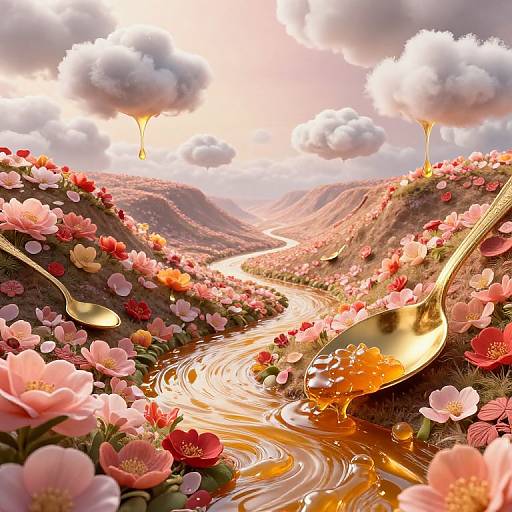 Surreal Marmalade River Valley