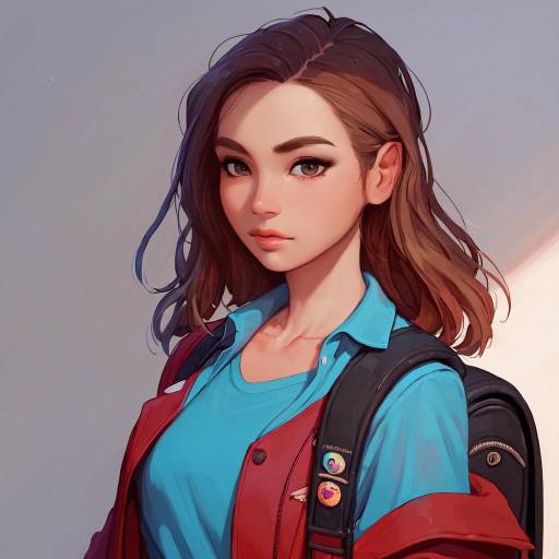 Stylish Solo Portrait of a Girl