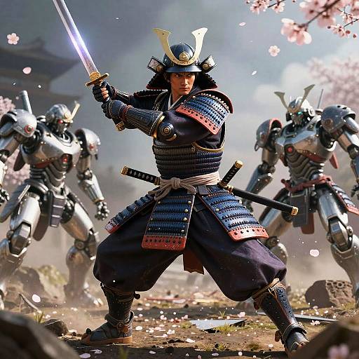 Sci-Fi Samurai Girugamesh Battle