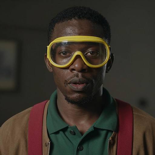 Portrait of a Stylish Black Man