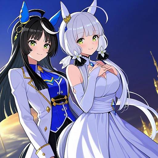 Illustration of Calstone light o (umamusume), umamusume in the style of Ruteko (ruko220)