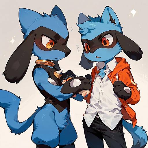 Young Duo of Anthro Boys